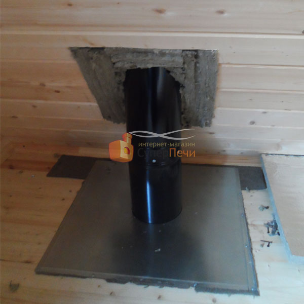   Монтаж чугунной плиты MAGNUM STONE (миниатюра)